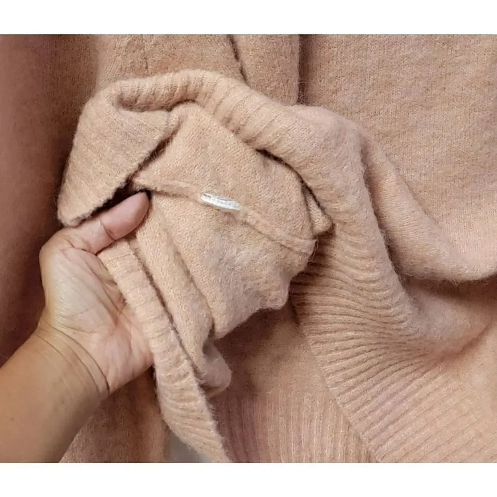 Frame Dusty Pink Alpaca Wool Sweater L